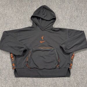 Nike WNBA Hoodie Women's Medium Black Pullover Side Snap Brittany Griner